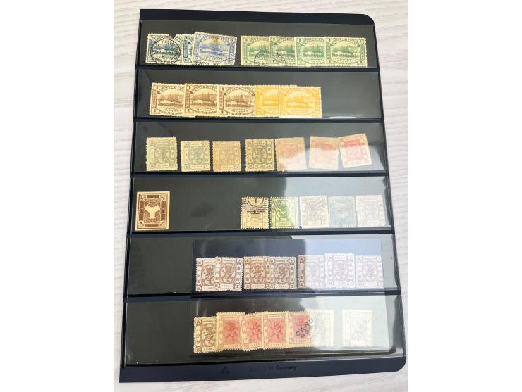 including Shanghai, Chefoo, Chungking, Chinkiang, Kewkiang. Mostly Shanghai LPO stamps. Large quantity. Please view.